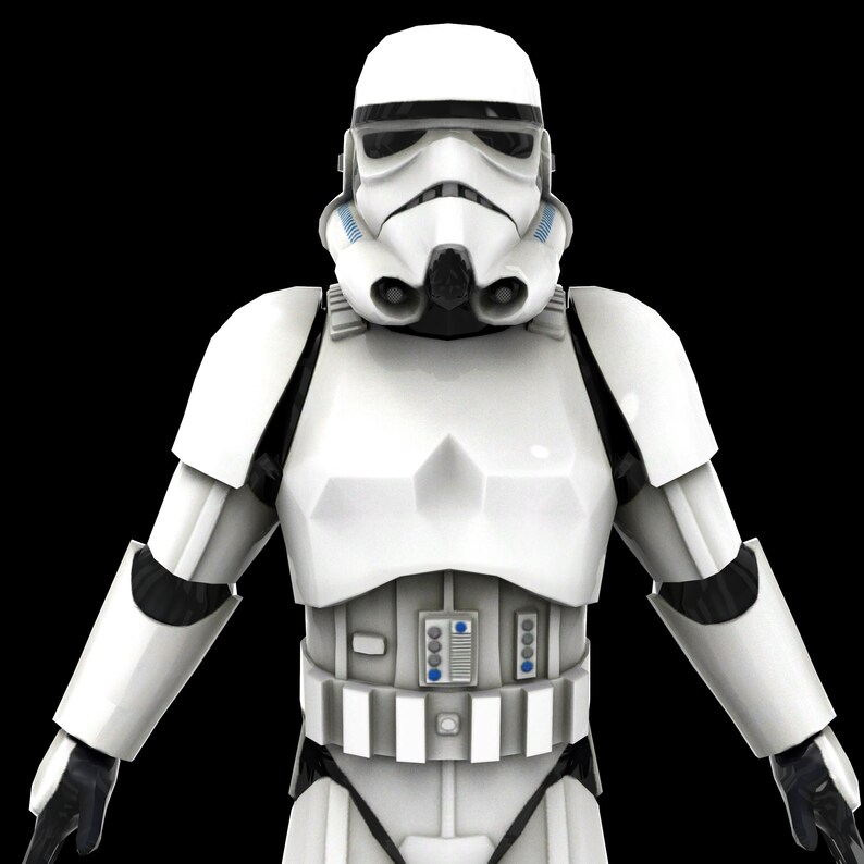 3d printed storm trooper armor