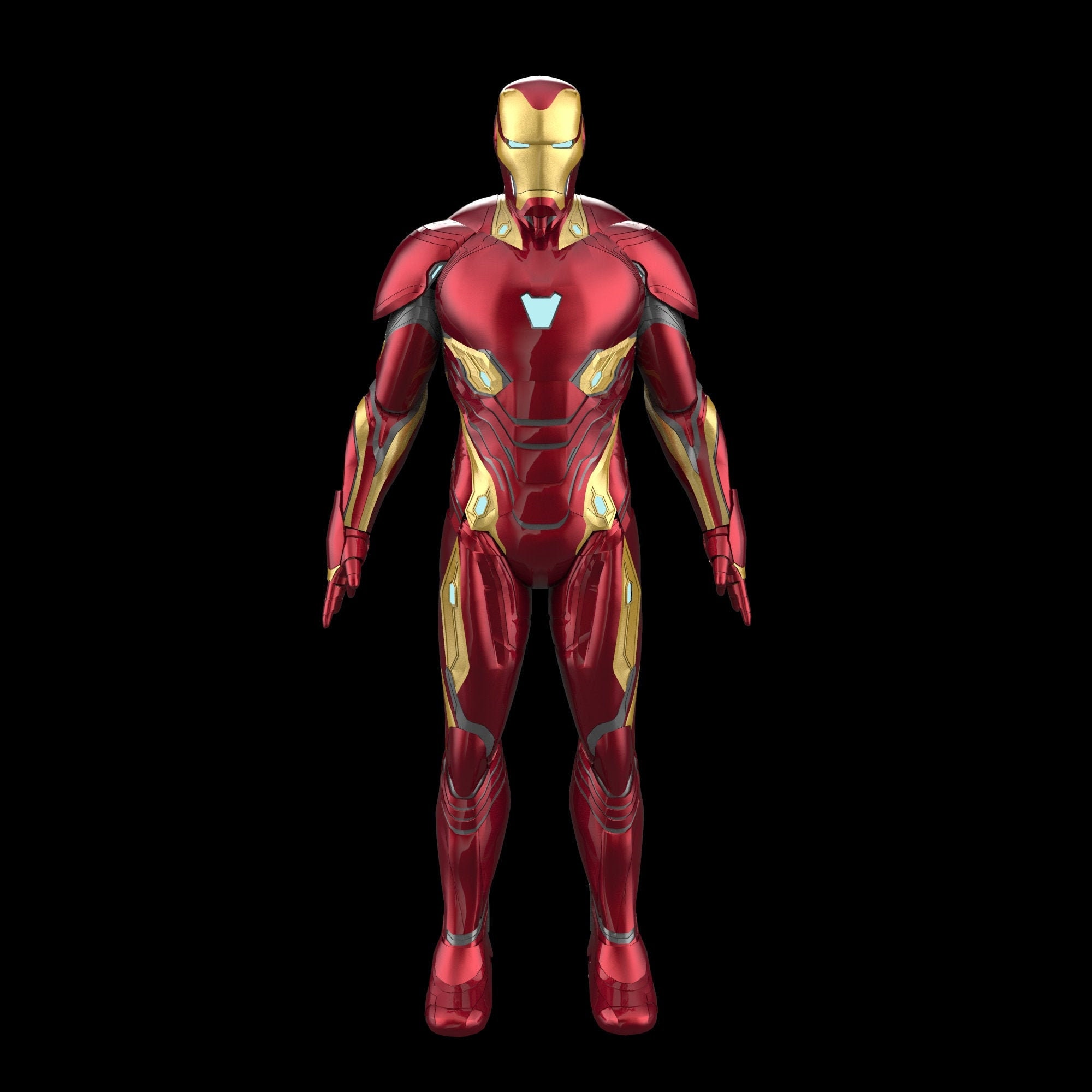 Iron Man Mark 50 Full Wearable Armor 3D Model STL Etsy