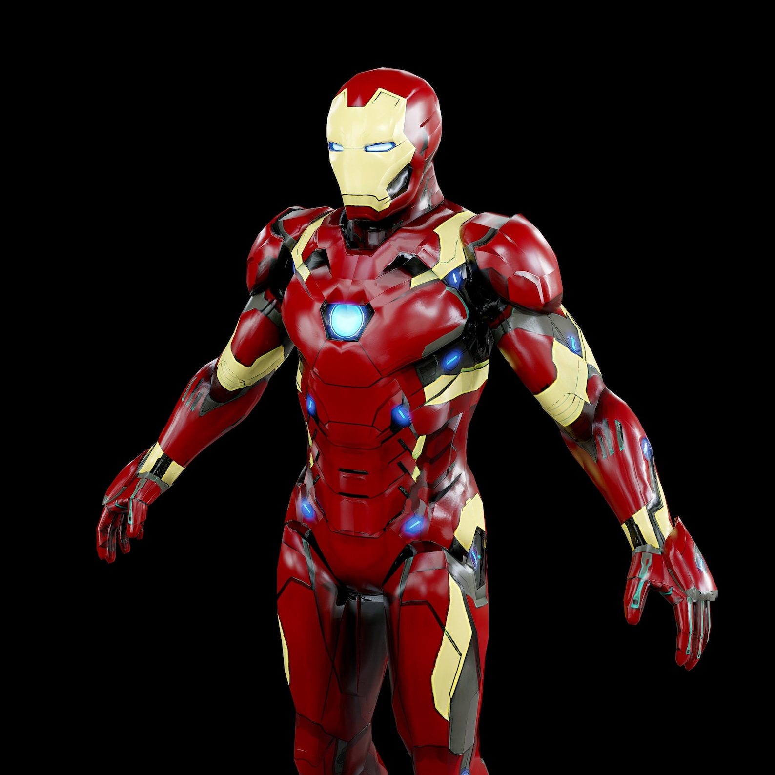Iron Man Mark 46 Full Wearable Armor 3D Model STL | Etsy
