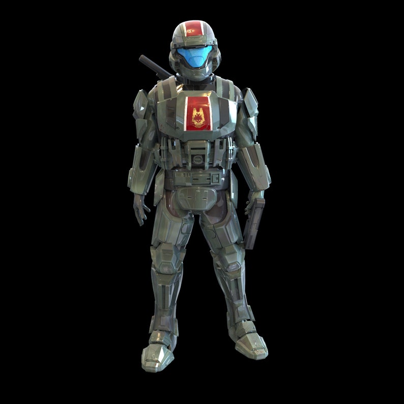 Halo ODST Armor Wearable 3D Model with Weapon Etsy