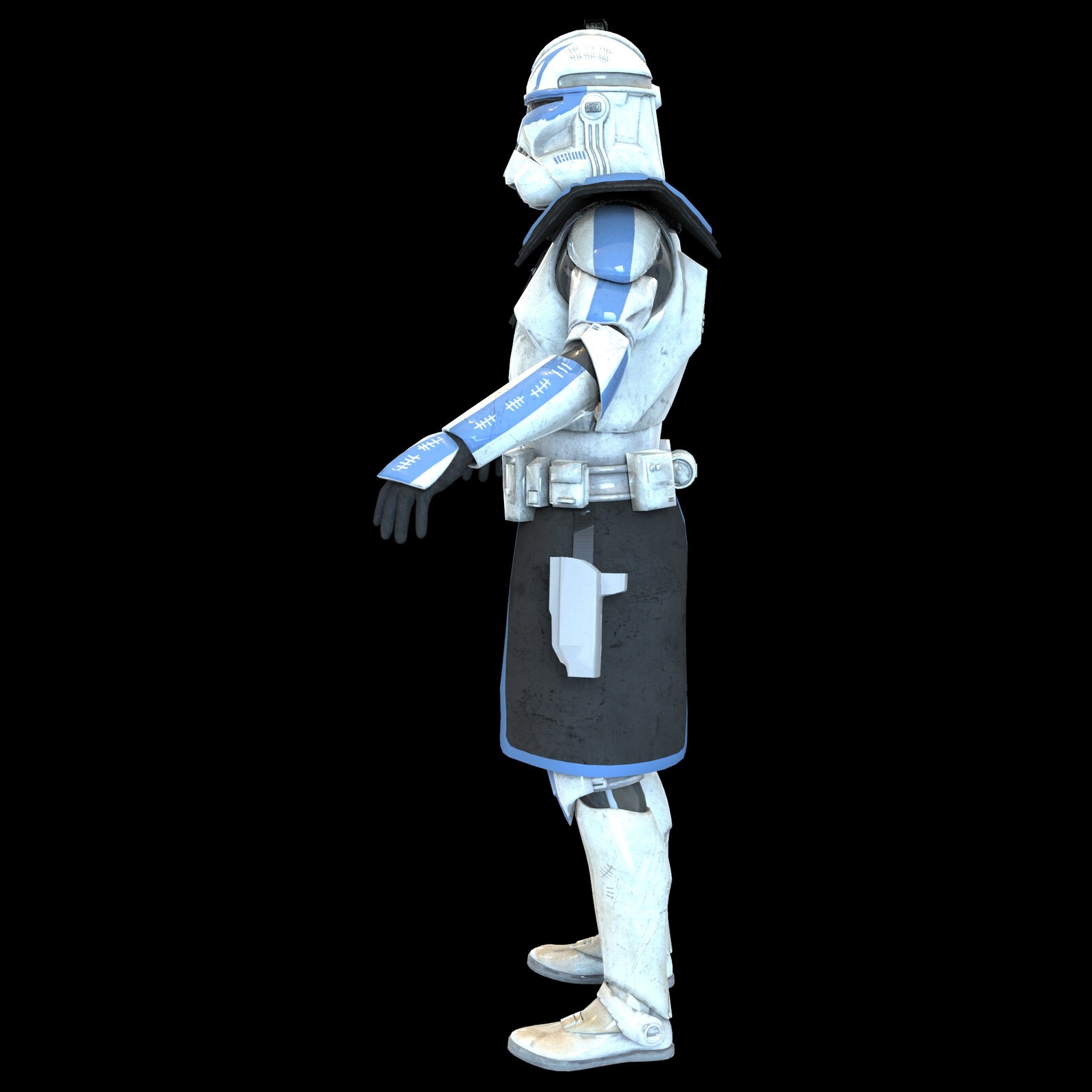 Captain Rex Phase 2 Wearable Armor 3D Model STL - Etsy