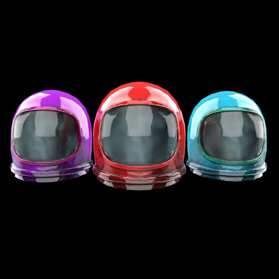 Among Us Crewmate Imposter Astronaut Space Wearable Helmet 3d Etsy