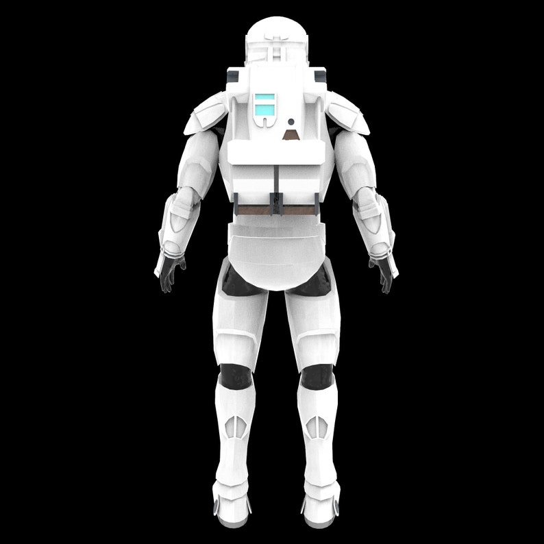 Republic Commando Wearable Armor 3D Model STL Etsy