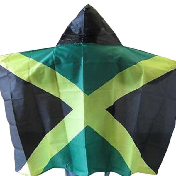 Flag Cape| Jouvert|Perfect for Carnival Costumes and parades| Jamaica Carnival|Caribbean flag bandana|Trinidad Carnival|CropOver