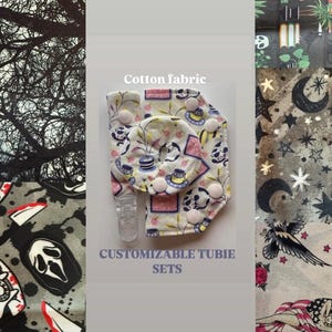 COTTON EDGY PATTERNS - Tubie/Feeding Tube sets (fully customizable)