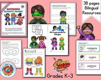 Bilingualism is a Superpower Activity Pack {Digital Download}