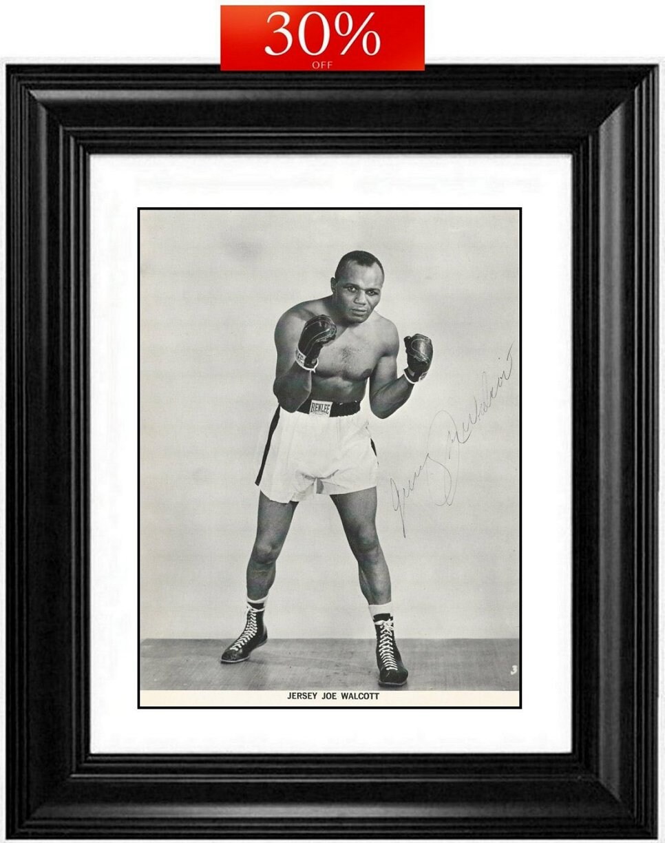 Jersey Joe Walcott 19141994 Boxlegende Echte signiert Etsy