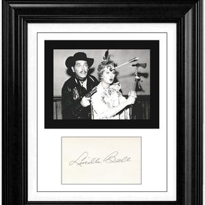 Lucille Ball (1911-1989) - I Love Lucy - Genuine Hand Signed Autograph + COA