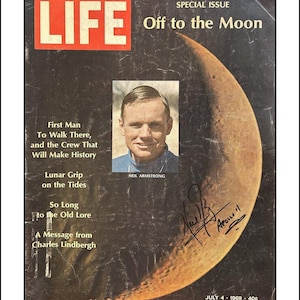 Apollo 11 - Neil Armstrong (1930-2012) - Genuine Hand Signed Autograph + COA