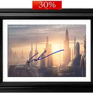 Star Wars - George Lucas - Productor legendario - Autógrafo genuino firmado a mano + COA