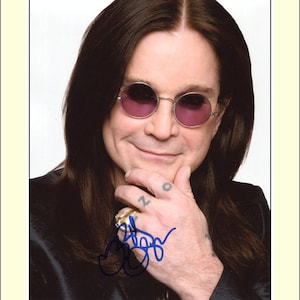 Signed ozzy osbourne memorabilia - Etsy 日本