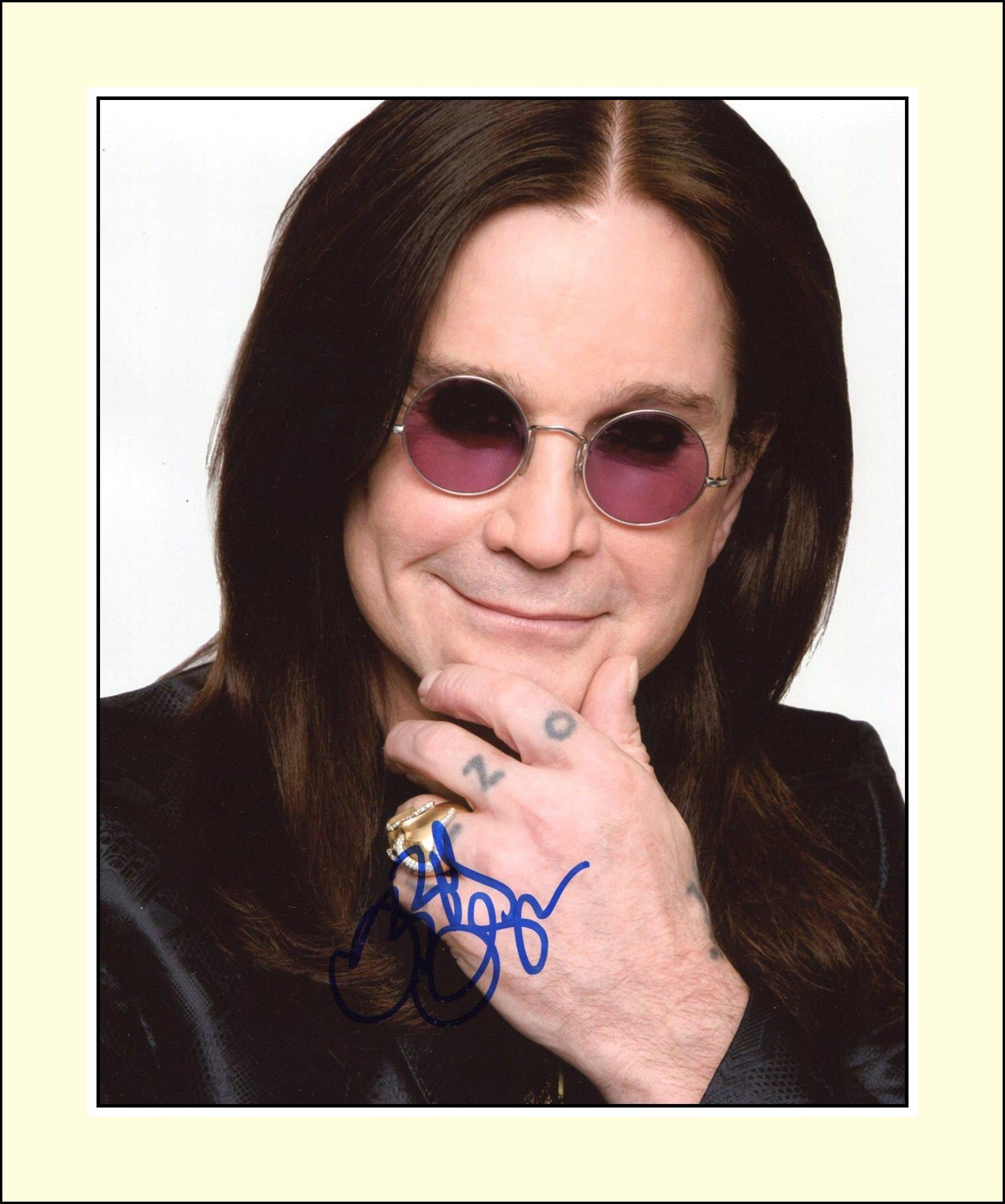 Signed ozzy osbourne memorabilia - Etsy 日本