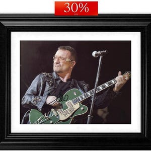 U2 - Bono - Rock Legend - Genuine Hand Signed Autograph + COA