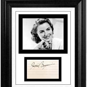 Ingrid Bergman (1915-1982) - Casablanca - Echtes Handsigniertes Autogramm + COA