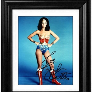 Wonder Woman - Lynda Carter - Diana Prince - Oryginalny ręcznie podpisany autograf + COA
