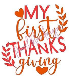 My first thanksgiving png/SVG