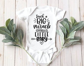 Miracle Baby / Cute Funny Onesie / Camisa de bebé / Bebé recién nacido / Regalo de baby shower / Nueva mamá / Madre hija / Niña
