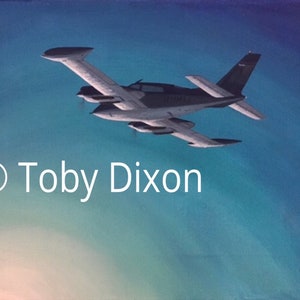 PRINT of Cessna 310Q oil painting