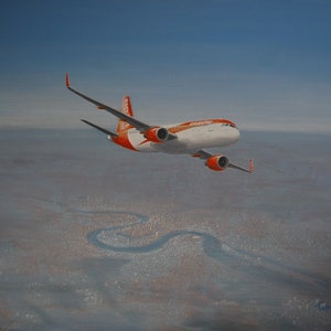 PRINT of EasyJet Airbus A320