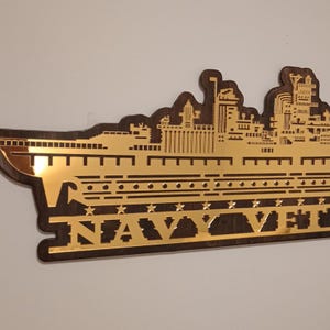 Navy Veteran Wall Art Collectible Sign
