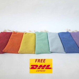 Cadeau voor Reiki: 7 Chakra's Set van Oogkussens, met Chakra Balancing Kruiden - GRATIS EXPRESS Levering U.S.A, EU, Canada