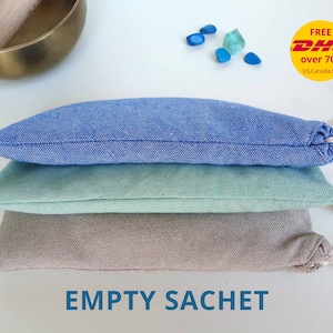 Wärmepackung Nachfüllen: Weighted Eye Pillow SACHET, viele Farben zur Auswahl