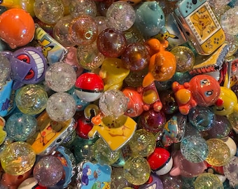 01- Poké Mix - Acrylic Bead Mix ,DIY for Chunky Keychains, Phone and Bag chains!