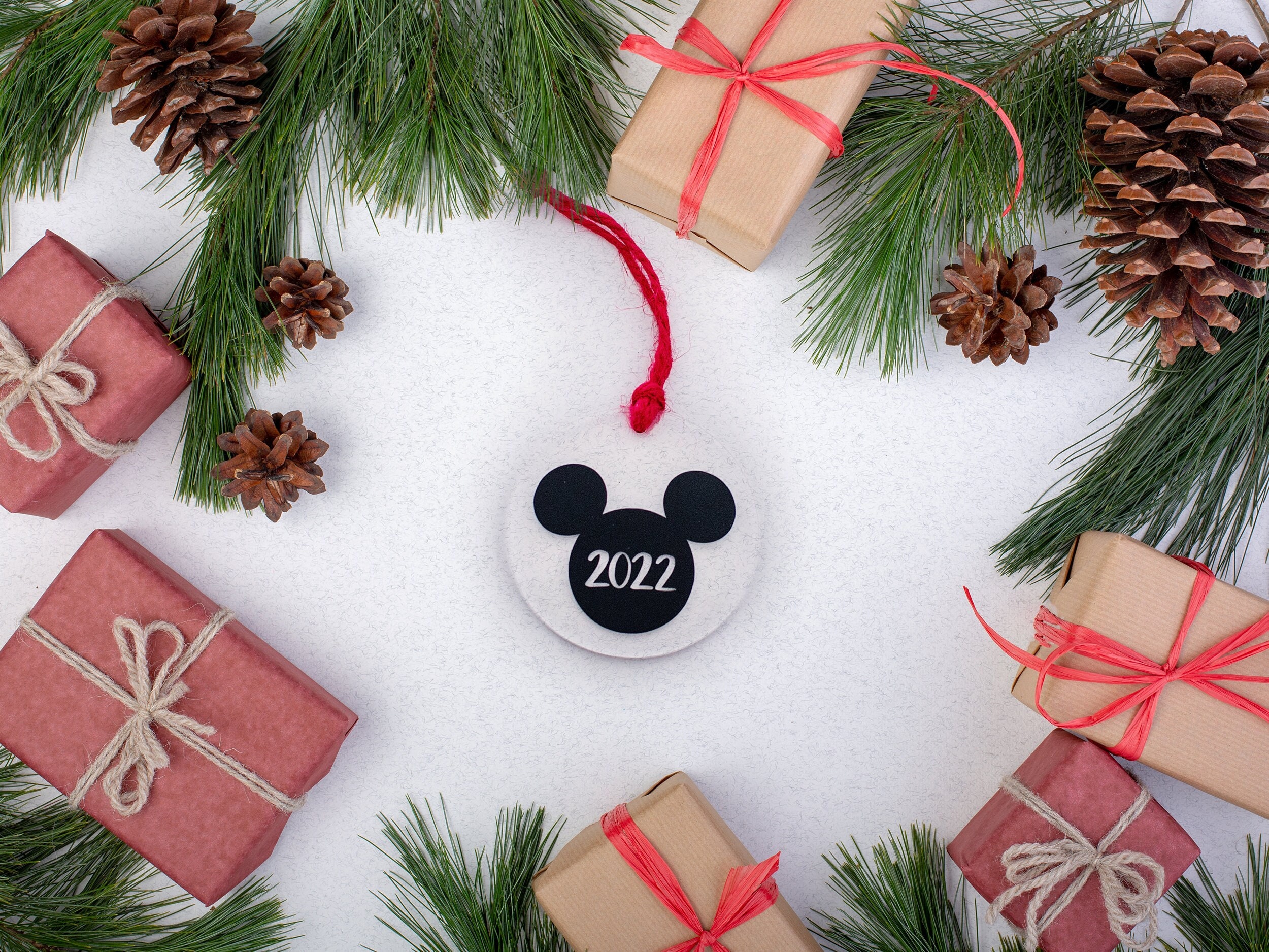 Disneyland Christmas Ornament 2022 Disney 2022 Keepsake Acrylic Ornament