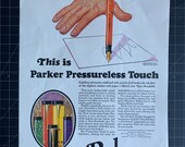 Vintage 1928 Parker Duofold Pens Print Ad