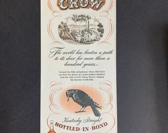 Gift for Friend Amigo Vanilla Fragrance Sister Boyfriend Old Crow Whiskey Candle Dad Mum Girlfriend Boss Brother