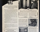 Vintage 1930s RCA Victor Radio Ad