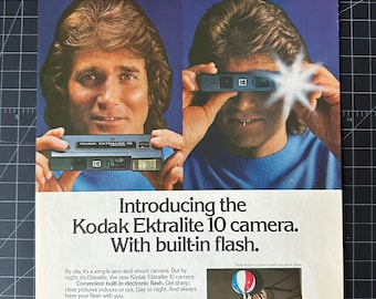 Vintage 1978 Kodak Camera Print Ad