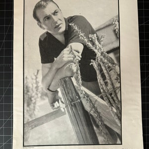 Rare Vintage 1930s Gary Cooper Portraitvintage