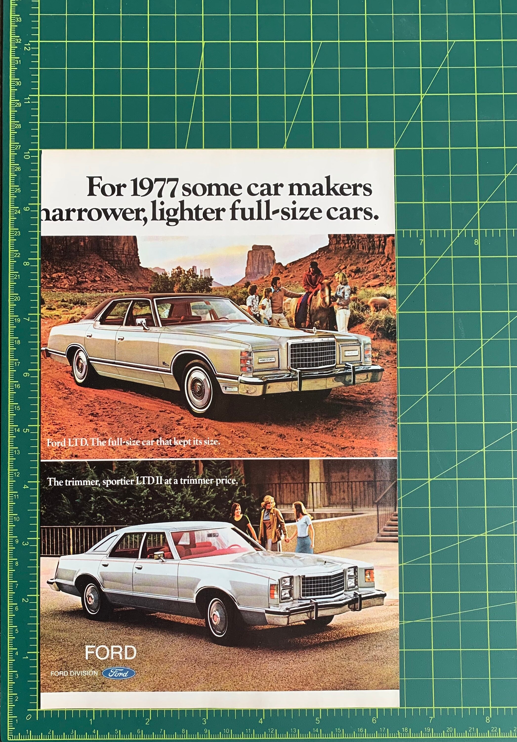 Vintage 1977 Ford LTD Print Advertisement - Etsy
