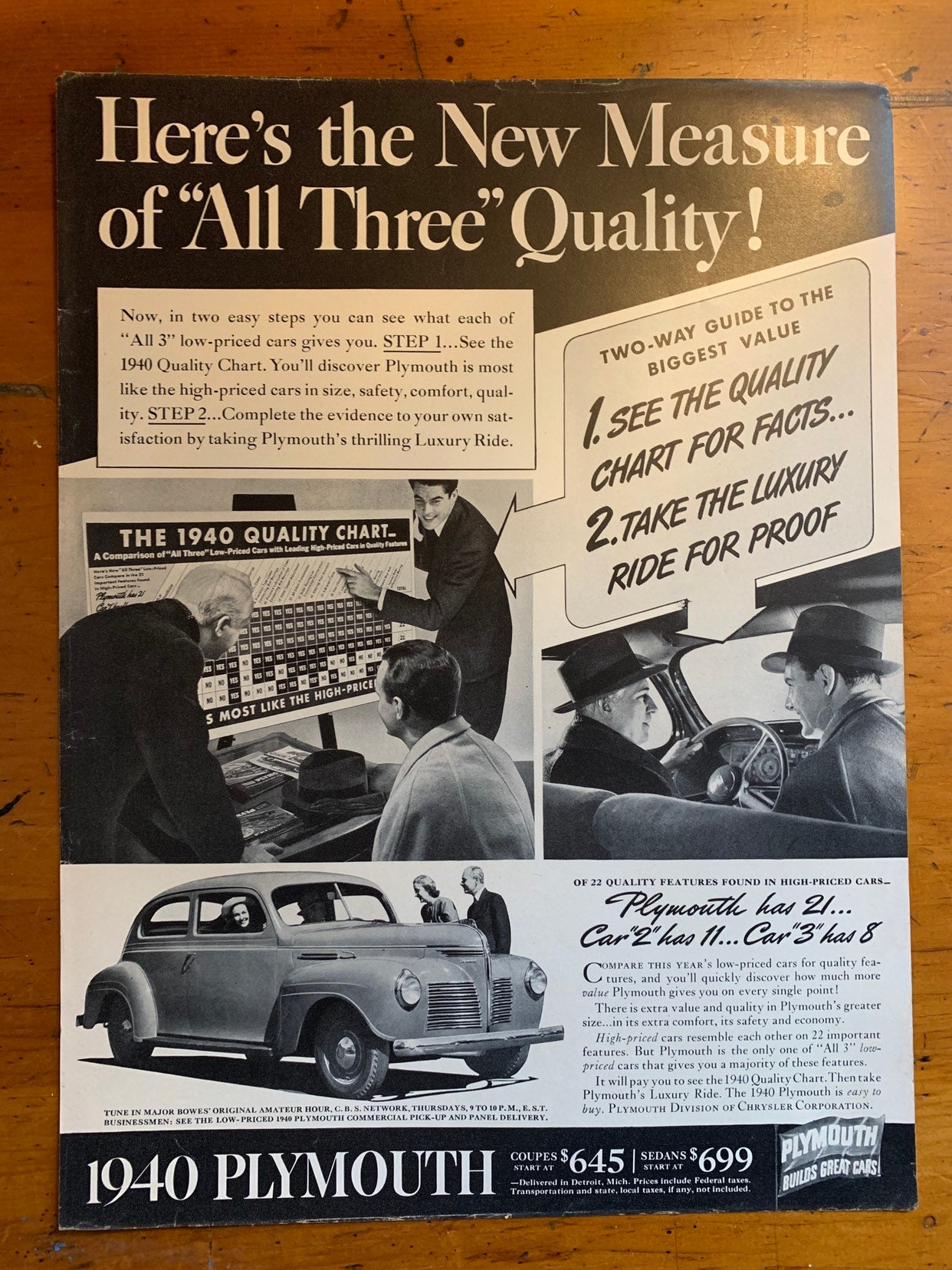 1941 Plymouth Parts for sale Only 3 left at 70