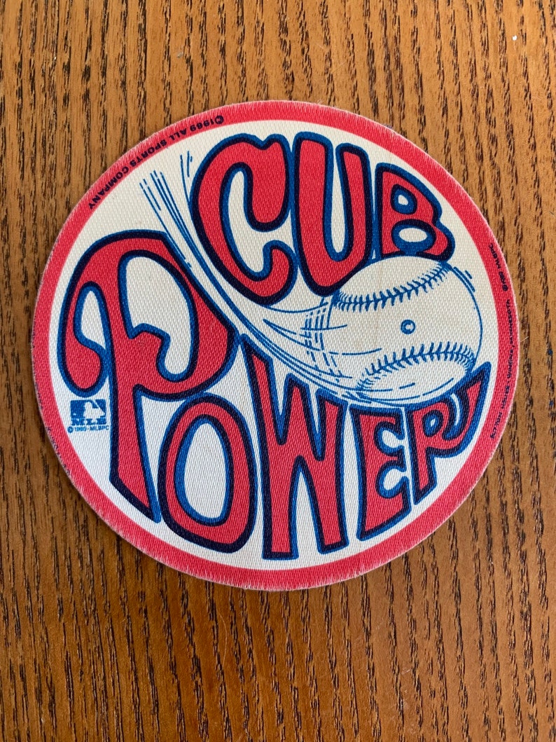 Vintage 1960s Chicago Cubs Sticker