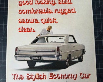 Vintage 1967 Chevrolet Chevy II Print Ad