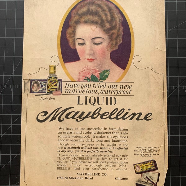 Vintage Maybelline Cake Mascara Etsy
