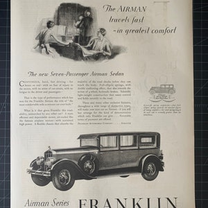 Franklin Automobile, Beige 2 Handled Mug With Franklin Advertisement,  Vintage Car Mug, Automobile Collectors Gift, Tea or Coffee Cup 