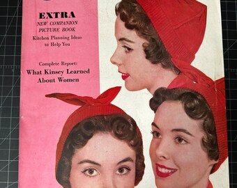 ヴィンテージ 1953年 女性向けホームコンパニオン誌の表紙 – ミッド