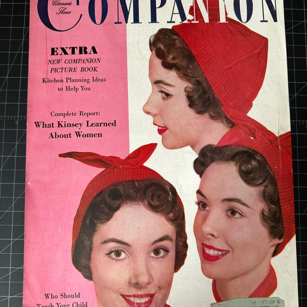 Vintage 1953 Women’s Home Companion Cover - COVER ONLY