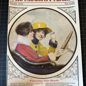 Rare 1916 the modern priscilla magazine cover
