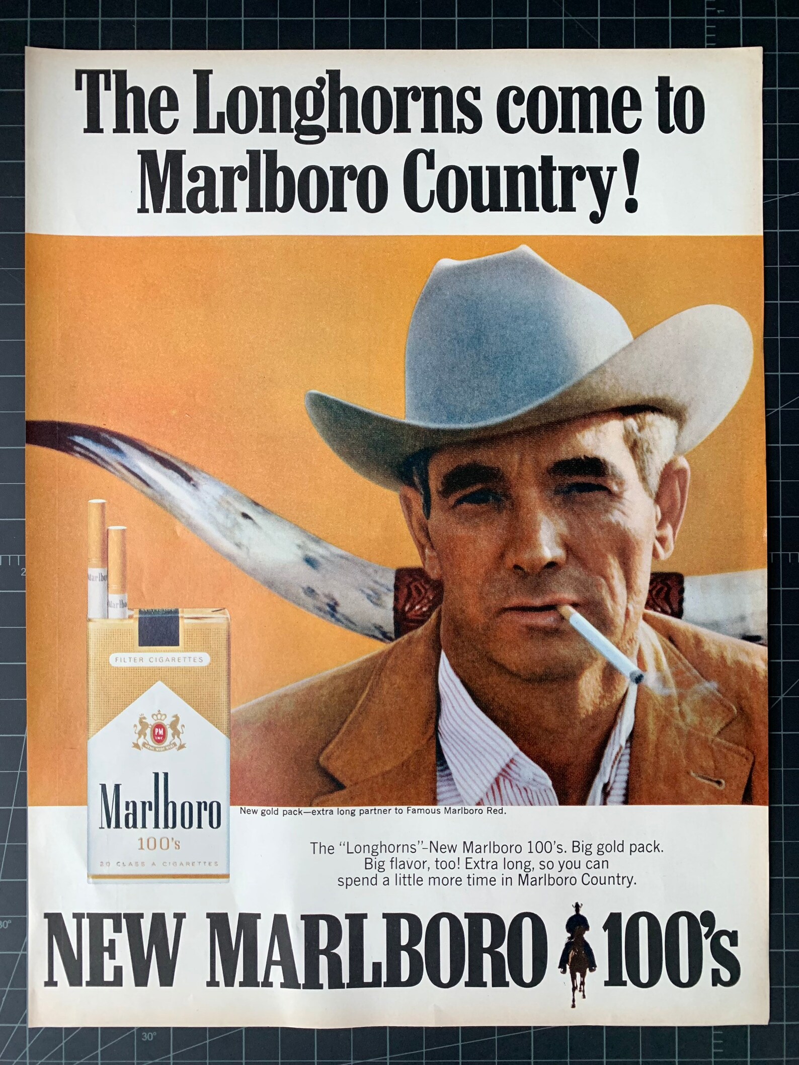 Vintage 1960s Marlboro Cigarettes Print Ad Etsy
