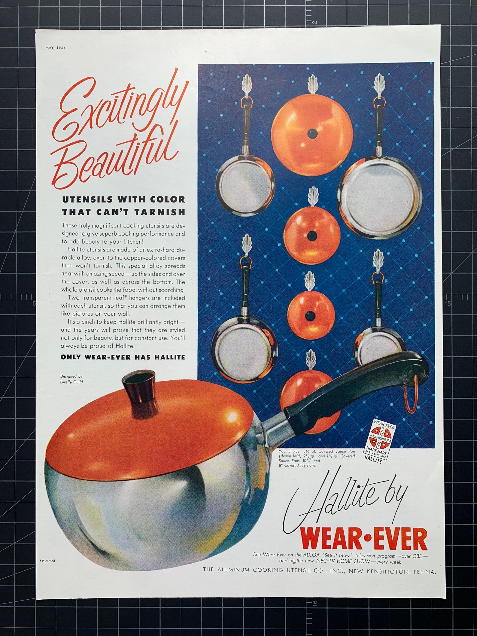 Vintage 1954 Wearever Cookware Alcoa Aluminum Print Ad Etsy
