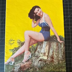 Vintage 1955 debra paget pin up portrait