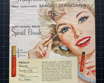 Maybelline Commercial 2022 Christmas Vintage Maybelline | Etsy Uk