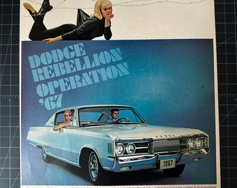 Vintage 1967 Dodge Polara Print Ad