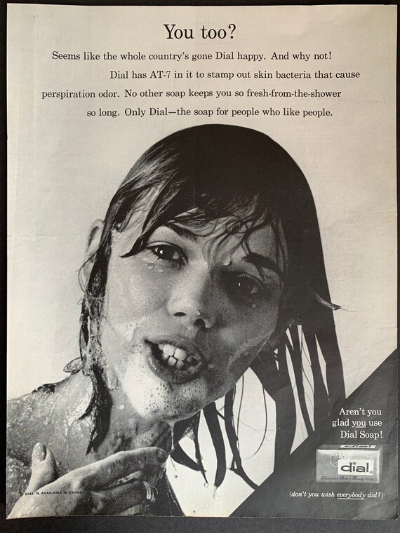 Vintage 1962 Dial Soap Ad Etsy