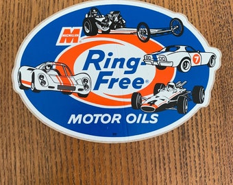 Vintage 1960s macmillan sticker, hot rod, drag racingvintage