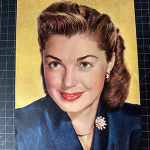 Ritratto di Esther Williams da rivista vintage degli anni &#39;40